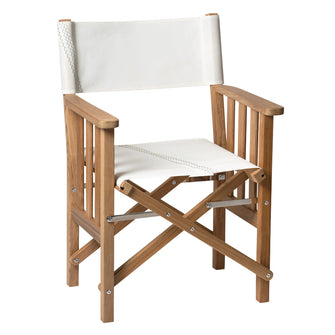 Whitecap Directors Chair II w/Sail Cloth Seating - Teak | 61054