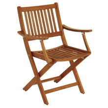 Whitecap Folding Chair w/Arms - Teak | 63070