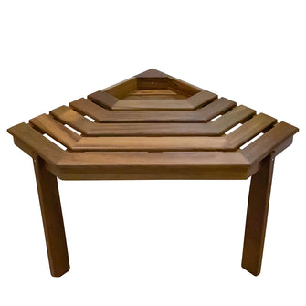 Whitecap Shower/Corner Stool - Teak | 63106