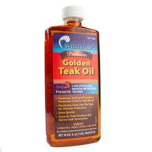 Whitecap Premium Golden Teak Oil - 16oz | TK-71000