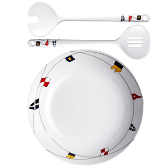 Marine Business Melamine Salad Bowl & Servers - REGATA | 12008