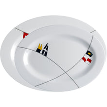 Marine Business Melamine Oval Serving Platters Set - REGATA - Set of 2 | 12009