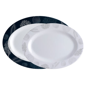 Marine Business Melamine Oval Serving Platters Set - LIVING - Set of 2 | 18009