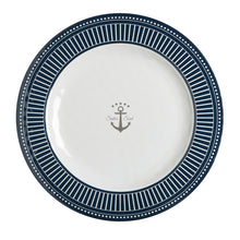 Marine Business Melamine Flat, Round Dinner Plate - SAILOR SOUL - 10" Set of 6 | 14001C