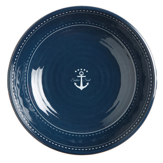 Marine Business Melamine Deep, Round Soup Plate - SAILOR SOUL - 8.8" Set of 6 | 14002C