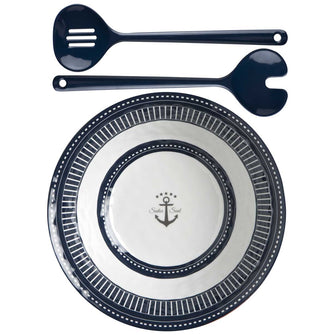 Marine Business Melamine Salad Bowl & Servers - SAILOR SOUL | 14008