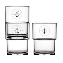 Marine Business Stackable Glass Set - SAILOR SOUL - Set of 12 | 14103C