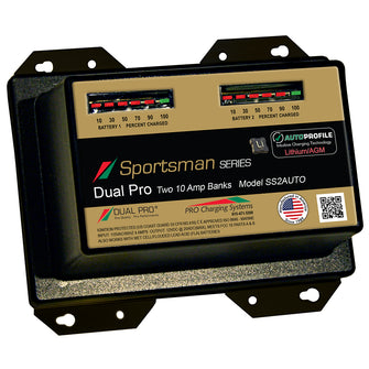 Dual Pro SS2 Auto 20A - 2-Bank Lithium/AGM Battery Charger | SS2AUTO