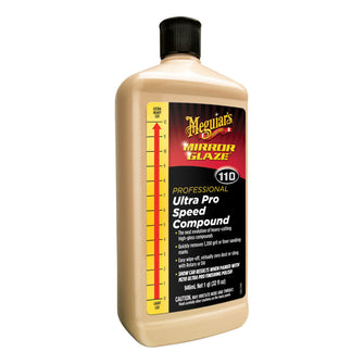 Meguiars Mirror Glaze Ultra Pro Speed Compound - Heavy Cut, High Gloss - 32oz | M11032