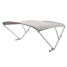 SureShade Power Bimini - Clear Anodized Frame - Grey Fabric | 2020000300