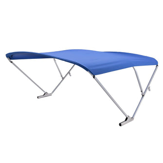 SureShade Power Bimini - Clear Anodized Frame - Pacific Blue Fabric | 2020000302