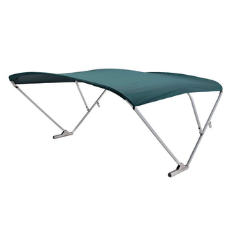 SureShade Power Bimini - Clear Anodized Frame - Green Fabric | 2020000303