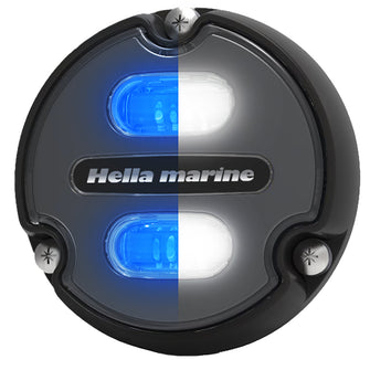 Hella Marine Apelo A1 Blue White Underwater Light - 1800 Lumens - Black Housing - Charcoal Lens | 016145-001