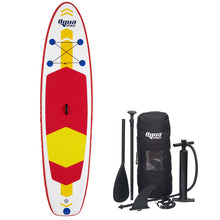 Aqua Leisure 10 Inflatable Stand-Up Paddleboard Drop Stitch w/Oversized Backpack f/Board & Accessories | APR20925
