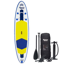 Aqua Leisure 10.6 Inflatable Stand-Up Paddleboard Drop Stitch w/Oversized Backpack f/Board & Accessories | APR20926