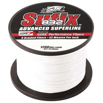 Sufix 832&reg; Advanced Superline&reg; Braid - 6lb - Ghost - 1200 yds | 660-306GH