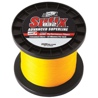 Sufix 832&reg; Advanced Superline&reg; Braid - 6lb - Hi-Vis Yellow - 3500 yds | 660-406Y