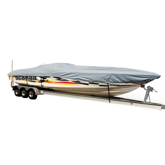 Carver Sun-DURA&reg; Styled-to-Fit Boat Cover f/21.5 Performance Style Boats - Grey | 74321S-11