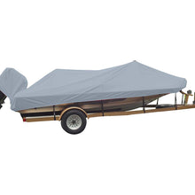 Carver Sun-DURA&reg; Styled-to-Fit Boat Cover f/16.5 Wide Style Bass Boats - Grey | 77216S-11