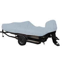 Carver Poly-Flex II Styled-to-Fit Boat Cover f/20.5 Fish & Ski Style Boats w/Walk-Thru Windshield - Grey | 77320F-10