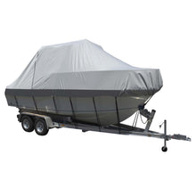 Carver Sun-DURA&reg; Specialty Boat Cover f/25.5 Walk Around Cuddy & Center Console Boats - Grey | 90025S-11