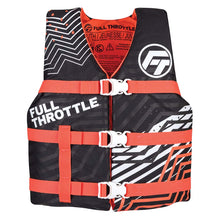 Full Throttle Youth Nylon Life Jacket - Pink/Black | 112200-105-002-22