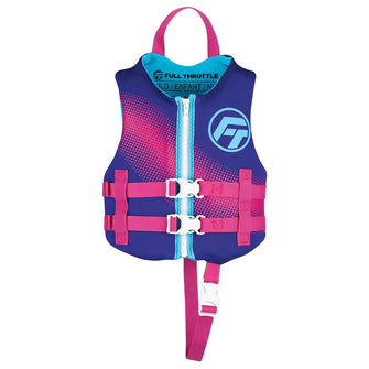 Full Throttle Child Rapid-Dry Life Jacket -Purple | 142100-600-001-22