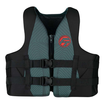 Full Throttle Adult Rapid-Dry Life Jacket - L/XL - Grey/Black | 142100-701-050-22