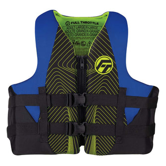 Full Throttle Adult Rapid-Dry Life Jacket - L/XL - Blue/Black | 142100-500-050-22