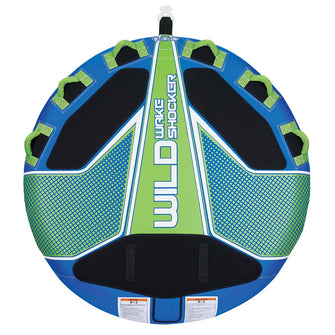 Full Throttle Wild Wake Shocker Towable Tube - 3 Rider - Blue | 302400-500-003-21