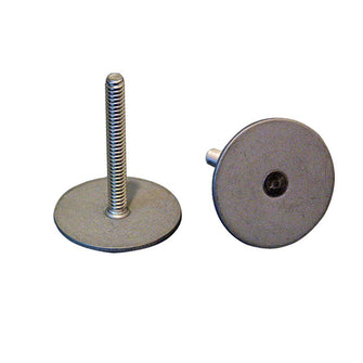 Weld Mount Stainless Steel Stud 1.25" Base 10 x 24 Threads .50" Tall - 15 Quantity | 102408