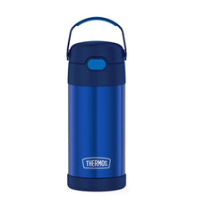 Thermos FUNtainer&reg; Stainless Steel Insulated Straw Bottle - 12oz - Navy | F4100NY6
