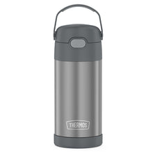 Thermos FUNtainer&reg; Stainless Steel Insulated Straw Bottle - 12oz - Grey | F4100CH6