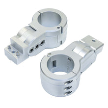 PTM Edge Board Rack Mounts - 2.5" Pipe Clamp - Silver | P13198-2500TEBCL