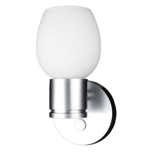 Lunasea LED Wall Light - Brushed Nickel - Tulip Glass | LLB-33OW-81-OT