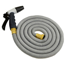 HoseCoil Expandable 25 Grey Hose Kit w/Nozzle & Bag | HCE25K-GRAY