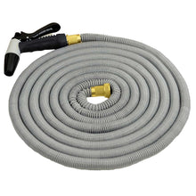 HoseCoil Expandable 50 Grey Hose Kit w/Nozzle & Bag | HCE50K-GRAY