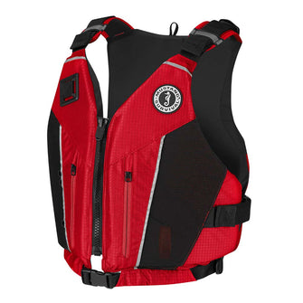 Mustang Java Foam Vest - Red/Black - XS/Small | MV7113-123-XS/S-216