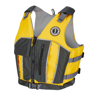 Mustang Reflex Foam Vest - Yellow/Grey - Medium/Large | MV7020-222-M/L-216