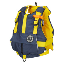 Mustang Youth Bobby Foam Vest - Yellow/Navy | MV2500-5-0-216