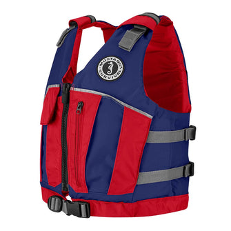 Mustang Youth Reflex Foam Vest - Navy Blue/Red | MV7030-80-0-216