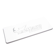 SeaDek Mako Logo Helm Pad - White/Storm Grey Embossed | 39638-80375