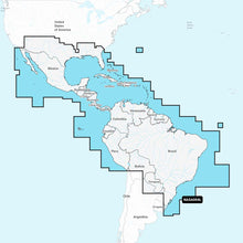 Navionics+ NASA004L - Mexico, Caribbean to Brazil | 010-C1364-30