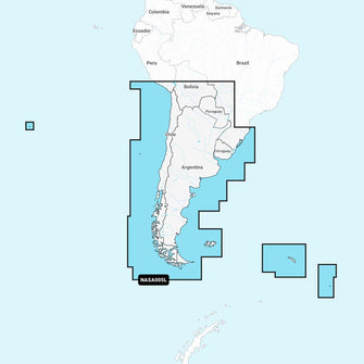 Navionics+ NASA005L - Chile, Argentina & Easter Island | 010-C1365-30