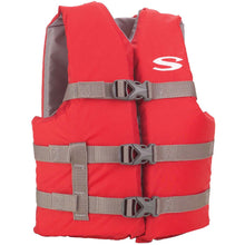 Stearns Youth Classic Vest Life Jacket - 50-90lbs - Red/Grey | 2159436