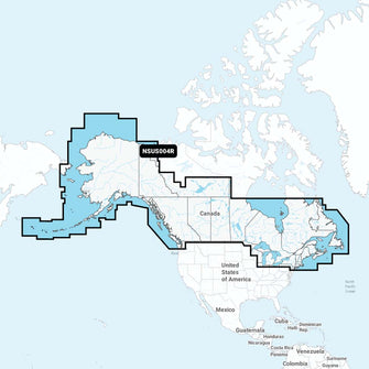 Garmin Navionics+&trade; NSUS004R Canada & Alaska | 010-C1288-20