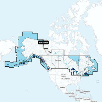 Garmin Navionics Vision+&trade; NVUS004R Canada & Alaska | 010-C1288-00