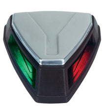 Perko 12V LED Bi-Color Navigation Light - Black/Stainless Steel | 0655001BLS