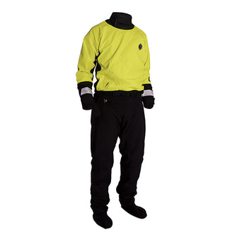 Mustang Water Rescue Dry Suit - Fluorescent Yellow Green/Black - XL | MSD576-251-XL-101