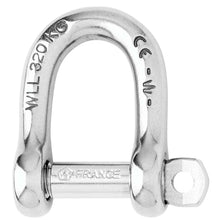 Wichard Self-Locking D Shackle - Diameter 6mm - 1/4" | 1203